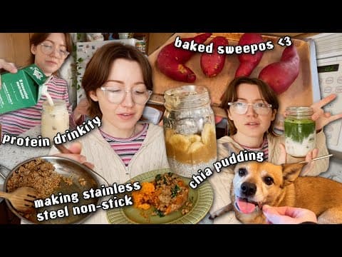 A Very Yappy🗣️ What I've Been Eating🍵🍠 Back On Track For January🌱💌