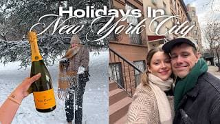 Travel Vlog: Spend A Magical Snowy Week In Nyc With Me 🏙️❄️🥂