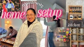 A Pinteresty *home Setup* Ep 2!! Puzzle Decor, Kitchen Setup, Wardrobe Setup