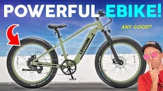 The Leoguar Fastron Is A Powerful E-bike With An Unusual Name! - Full Review