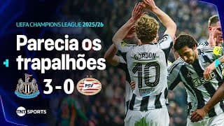 Zaga Do Psv Entrega Dois Gols E Newcastle Vence Com Assistência De Brasileiro | Newcastle 3x0 Psv
