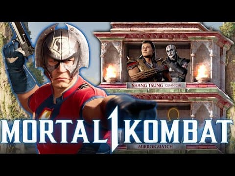 Mortal Kombat 1 - Peacemaker Exclusive Arcade Gameplay And Ending! 1080p