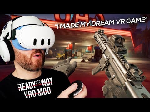 Ready Or Not Vro Mod Progress Update - I Made My Dream Vr Game!