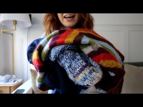 A Pile Of Colorful Knits!! Aros Sweater, A Beautifully Scrappy No Limits Sweater,  & Dagmar Junior