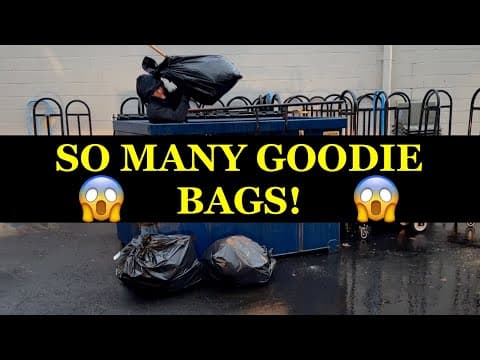 Dumpster Divin// Went Out In The Pouring Rain & Found So Much Awesome Stuff!