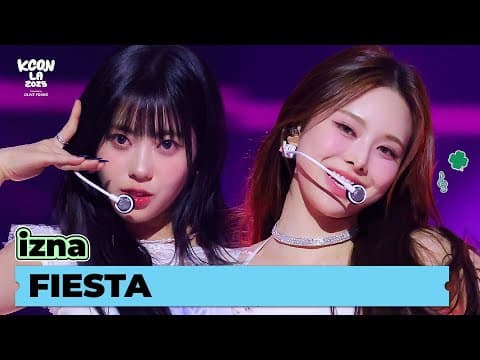 [kcon La 2025] Izna - Fiesta (원곡: Iz*one) | Mnet 250827 방송
