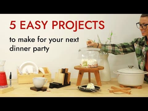 5 Easy Diy Projects To Make Your Next Dinner Party More Fun