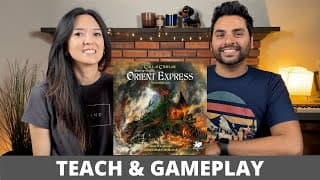 Horror On The Orient Express - 2-p Gameplay