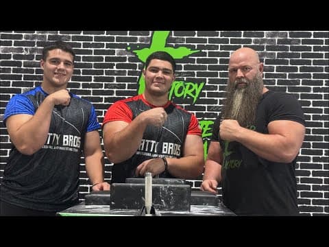 Monster Factory Armwrestling Practice