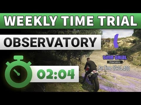 Gta 5 Time Trial This Week Observatory | Gta Online Weekly Time Trial Observatory (02:04)