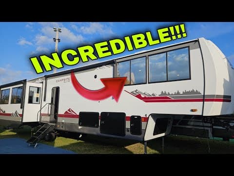 Well Done! This Campsite Elite Is Incredible Inside! 36ak Fifth Wheel Rv!