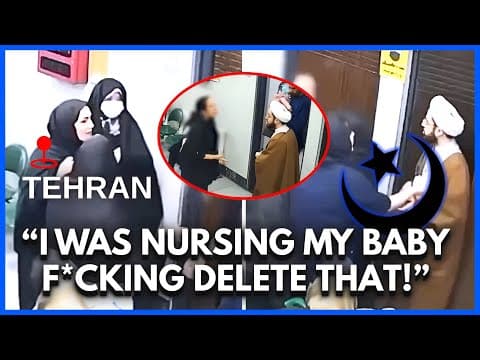Iranian Cleric Tries Filming Woman Without Hijab, Then She Forces Him To Delete The Footage!