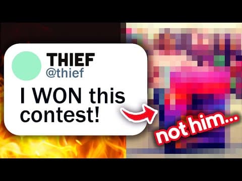 Thief Steals Artist's Identity For Clout...
