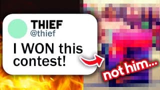 Thief Steals Artist's Identity For Clout...