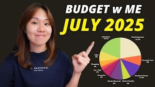 🇰🇷🇸🇬 Budget For The Month With Me 🙂