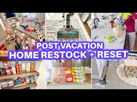 🧼 4 Day Home Reset + Restock + Clean With Me | Cleaning Motivation | Cleaning House  Jamie's Journey