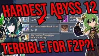 Hardest Abyss 12 Yet?! Best Teams, Tips, & Speedrun! Genshin Impact Luna Ii