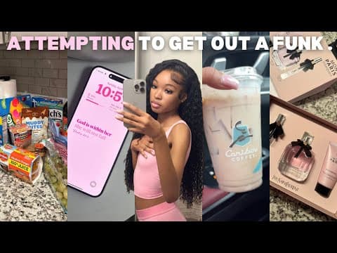 Weekly Vlog: Attempting To Get Out Of A Funk  🧘🏽‍♀️.. Groceries, School, Shopping, Ft. Westkiss Hair