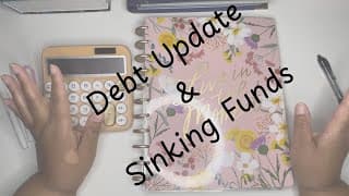 Sinking Funds Update|how I Budget For $36 A Month Towards Savings?|debt Update|medical Debt