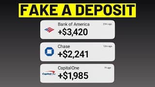 9 Ways To Fake A Direct Deposit For Bank Bonuses
