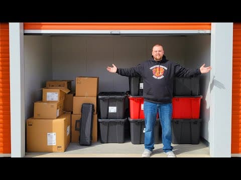 I Bought A Storage Unit In Nashville! Live Unboxing!