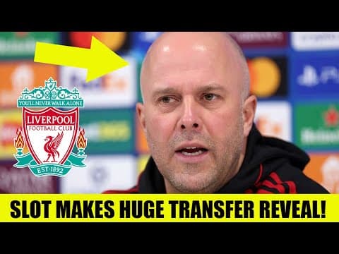 Arne Slot Makes Huge Transfer Reveal After Latest Bid!