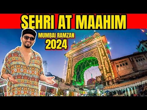 Ramzan Sehri In Mumbai! Juma Masjid & Maahim! Famous Baba Falooda & Nan-chaap!