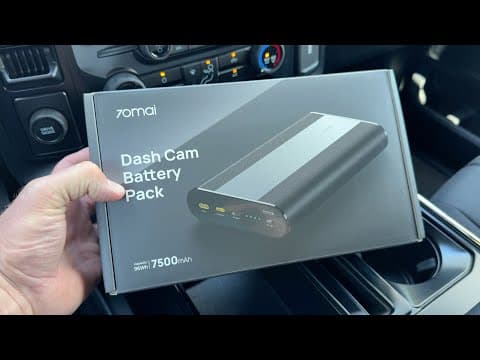 70mai Battery Pack: Your Car’s Silent Guardian For Parking Surveillance