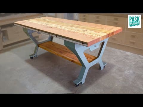 Turning Steel And Wood Into An Epic Workbench