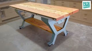 Turning Steel And Wood Into An Epic Workbench