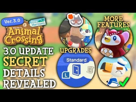 Secret Details & Features You Missed In 3.0 Update - Animal Crossing New Horizons