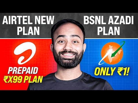 Bsnl Independence Day Offer + Airtel New Prepaid Plan