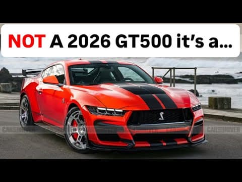 Breaking! It’s Not A 2026 Shelby Gt500 It’s A…