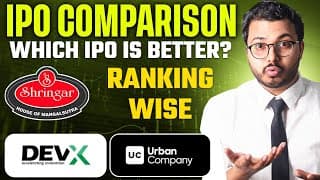 3 Ipo Comparison | Urban Co Ipo Vs Shringar Ipo Vs Dev Accelerator Ipo | Ipo Gmp | Euro Pratik Ipo