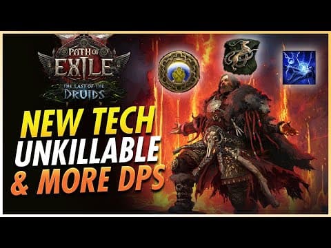 New Defense Tech! Updated Meteor Druid - Path Of Exile 2 Best Shaman Build