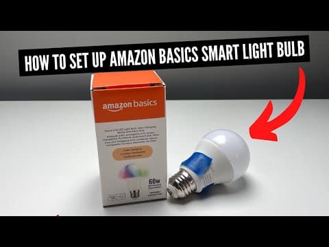 How To Set Up Amazon Basics Smart Light Bulbs