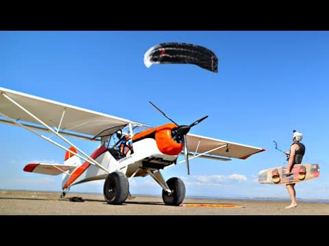 Dream Come True! Using My Airplane To Go Kiteboarding