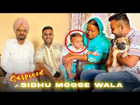 Surprising Chota Sidhu Moose Wala With A Pug Puppy 😱