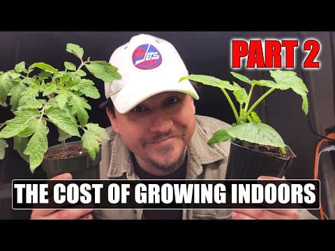The Cost Of Growing Food Indoors Part 2 - Featuring Bluetti Elite 200 V2 Portable Power Station
