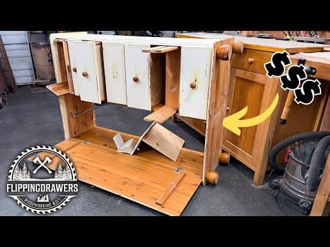 You Won’t Believe It’s The Same Cupboard!  Old Furniture, Re-designed