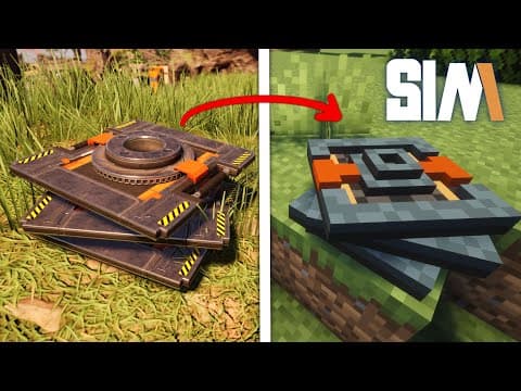 Crafting Custom Content | Satisfactory In Minecraft
