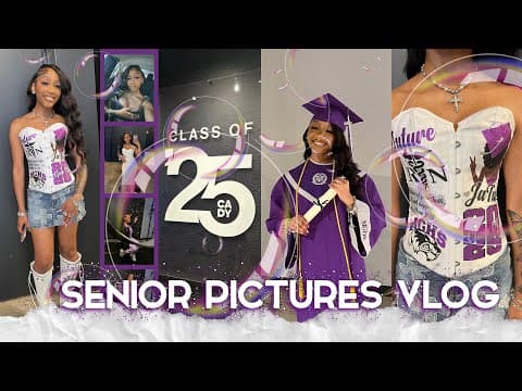 Grwm | Taking My Senior Pictures : Makeup, Hair, Photoshoot, New Piercing, & More | Jaahdiorr