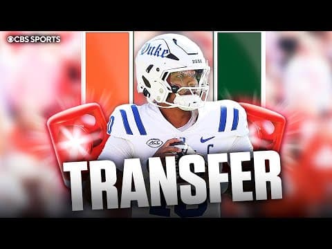 Former Duke Qb Darian Mensah Is Transferring To Miami | Will He Be An Upgrade From Carson Beck? 🤔