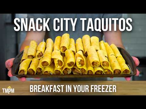 I Made 40 Breakfast Taquitos To Keep In My Freezer