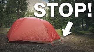 Proof You Don't Need A Tent Footprint!