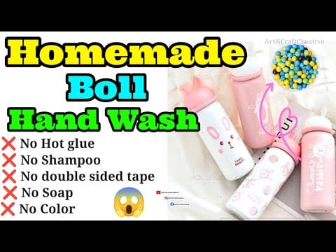 How To Make Boll Handwash | Homemade Boll Handwash | Ghar Pe Kese Banaye Boll Handwash😱 Dly Handwash