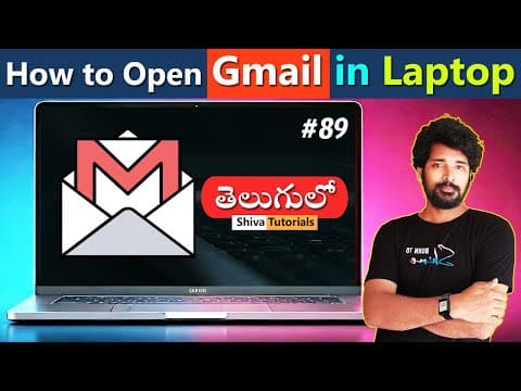 How To Open Gmail In Laptop In Telugu | How To Login Gmail In Laptop | Gmail Sign In Login | 2025