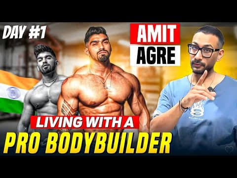 Full Day With Ifbb Pro Amit Agre - Day 1- Living With A Pro - Tarun Gill Talks