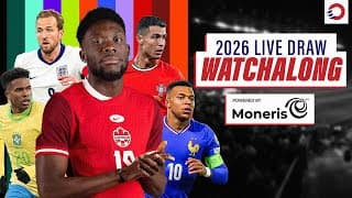 Live Draw Watchalong: Canmnt 🇨🇦 Learn Their Fate For 2026 🏆 | Powered By Moneris