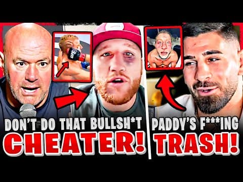 Mma Community Goes Off On Justin Gaethje For Cheating! Ilia Topuria Slams Paddy Pimblett! Ufc 324